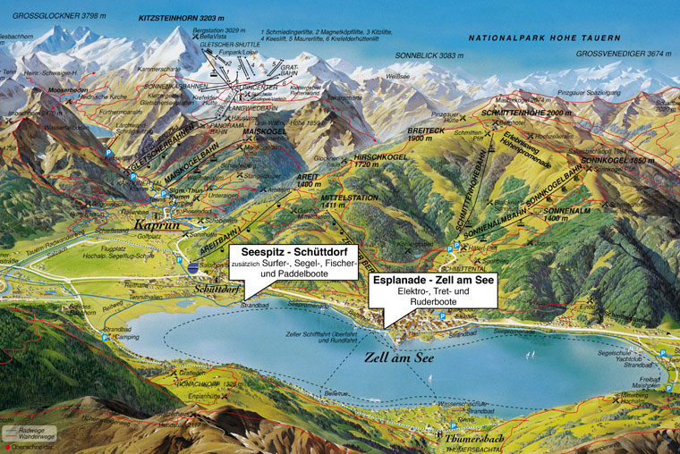 Lageplan von Scheicher Boote
